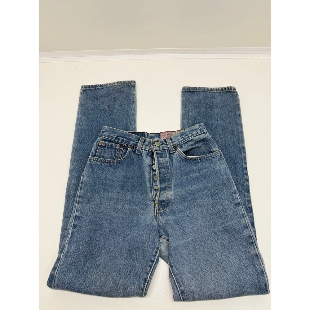 Vintage Levi's 26501-0119 USA Jeans 32x31 DEVS Wash Em Hot Tag 1980s Rare